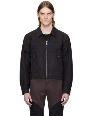 A.A.Spectrum光谱 Westwind Slim Trucker Jacket - Black