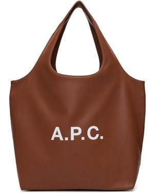 A.P.C. Ninon Tote - Brown
