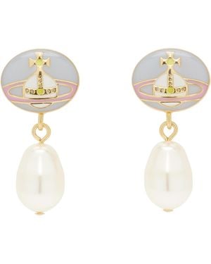Vivienne Westwood Loelia Earrings - White