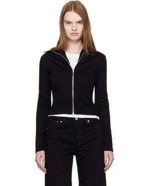 Our Legacy Slim Zip Longsleeve Jacket - Black