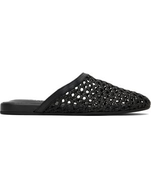 Ancient Greek Sandals 'The Slipper' Slippers - Black