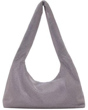 Kara パープル Crystal Mesh Armpit バッグ