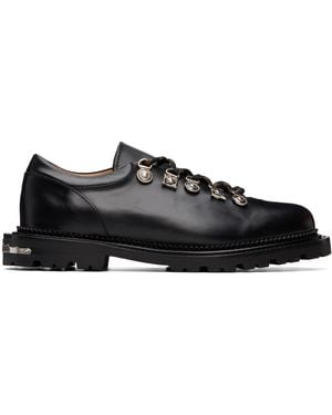 Toga Virilis Hard Leather Derbys - Black