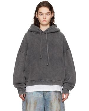 Acne Studios Logo Patch Hoodie - Grey