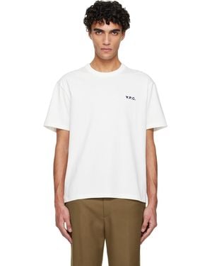 A.P.C. Boxy Petit 'Vpc' T-Shirt - White