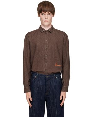 Jacquemus 'The De-Nîmes Simon' Denim Shirt - Brown