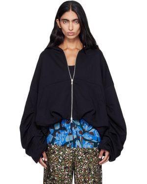Dries Van Noten Hannett Tris Hoodie - Blue