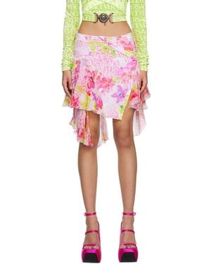Versace Orchid Miniskirt - Red