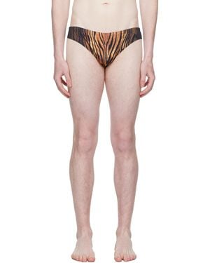 Jean Paul Gaultier 'The Wood' Swim Briefs - Multicolour