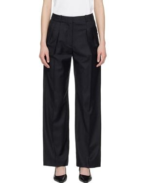 Loulou de Saison Sbiru Lds Straight Leg Pants - Black