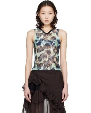 Collina Strada Lace Dachi Tank Top - Black