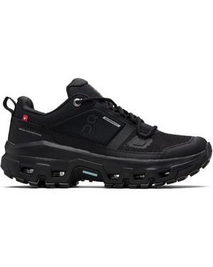 On Shoes Cloudrock Low Waterproof Trainers - Black