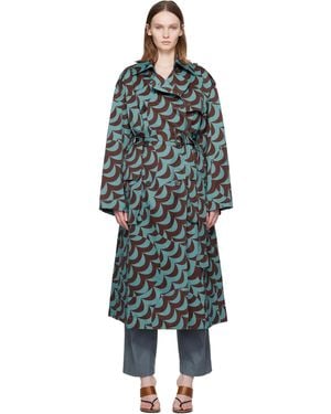 Dries Van Noten Double-breasted Trench Coat - Black