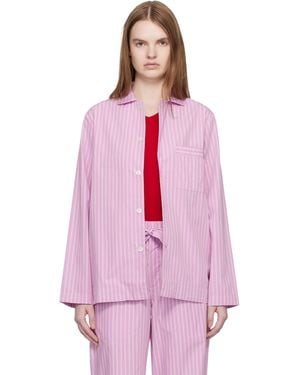 Tekla Long-sleeved Pyjama Shirt - Pink