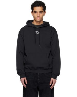 DIESEL Norm-Hood-Iod Hoodie - Blue