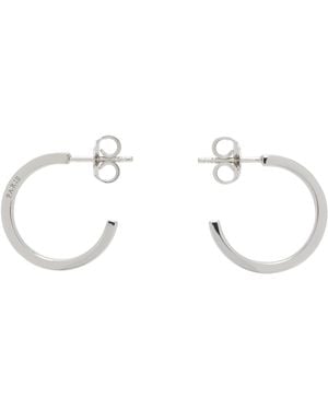 Maison Margiela Logo Reference Earrings - Black