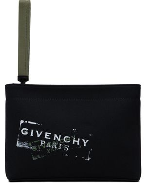 Givenchy Tote' Canvas Pouch - Black