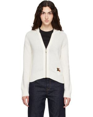 Burberry Off- Jillian Hoodie - White