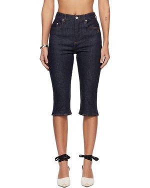 Jacquemus 'The De-Nîmes Denim Capri' Jeans - Blue