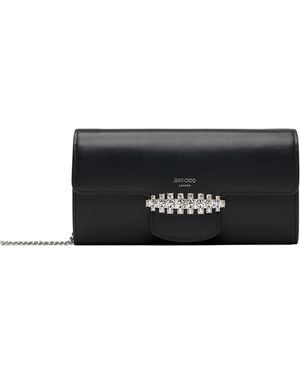 Jimmy Choo Bing Wallet Chain Bag - Black