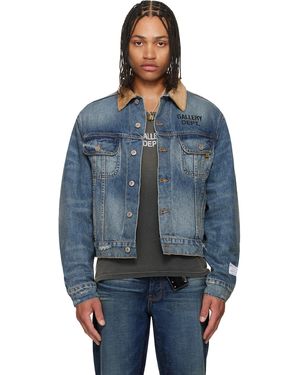GALLERY DEPT. Blouson Camionneur Santa Fe Bleu En Denim