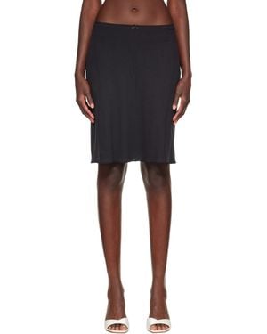 Cou Cou 'The Slip' Midi Skirt - Black