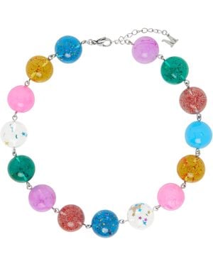 Marland Backus Bouncy Ball Necklace - Blue