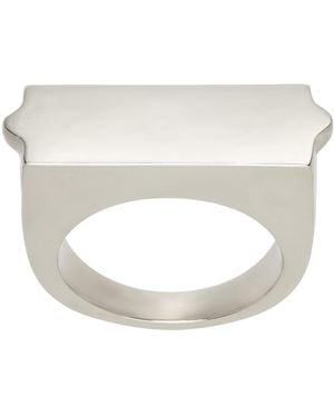 Pearls Before Swine Teuf Signet Ring - White