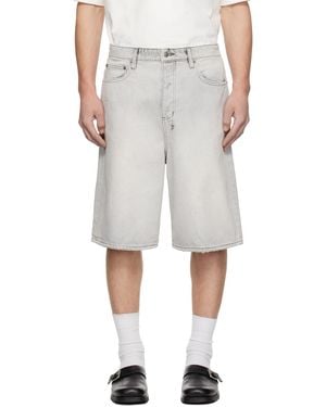 Ksubi Maxx Snow Denim Shorts - White