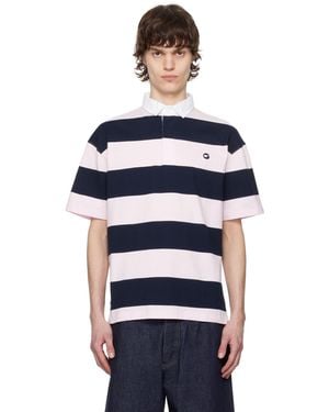 Coperni Striped Polo - Blue