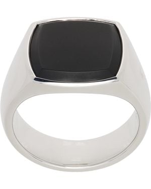 Tom Wood Bague À Ornement En Forme De Coussin - Multicolore