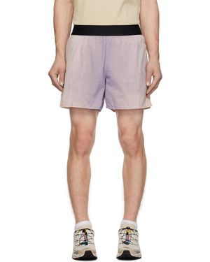 RCOS Tan 2-In-1 Nylon Running Shorts - Pink