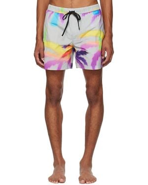 DOUBLE RAINBOUU Night Swim Shorts - Blue
