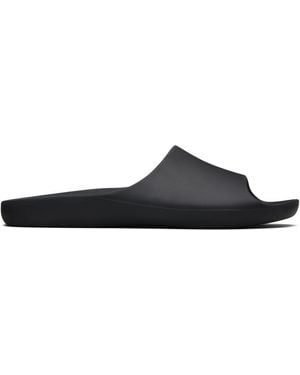 The Row Ama Pool Slides - Black