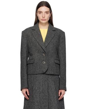 Saks Potts Gray Matteo Blazer - Black