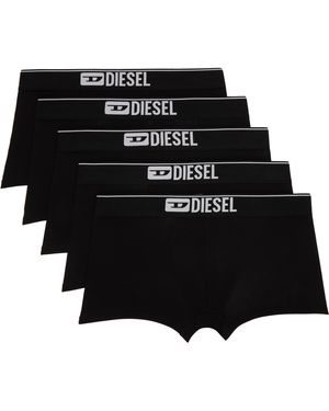 DIESEL Five-Pack Umbx-Damienfivepack Boxer Briefs - Black