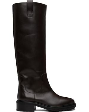 Aeyde Henry Knee-High Boots - Black