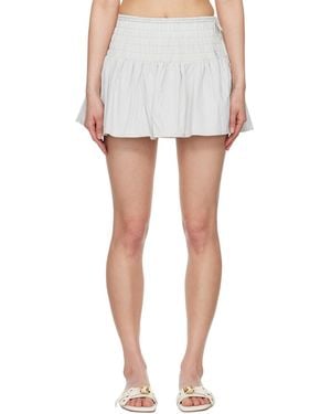 Holzweiler Uv Protection Miniskirt - White