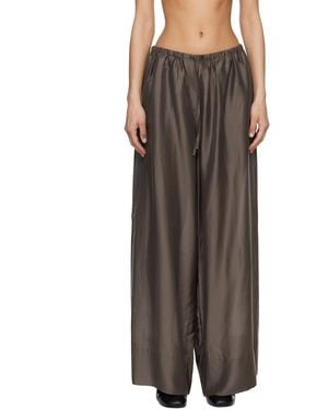 Entire studios Vento Wide Leg Trousers - Black