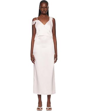 TOTEME V-Neck Slip Maxi Dress - Black