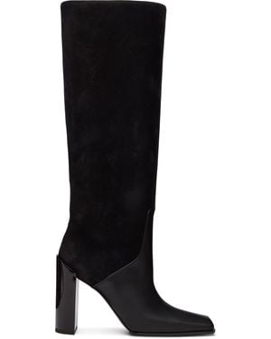 Alaïa Square Knee Boots - Black