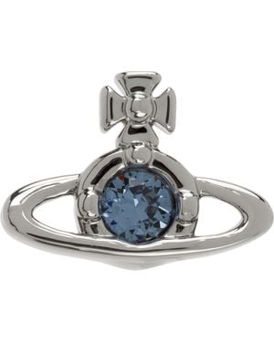 Vivienne Westwood Nano Solitaire Single Stud - Blue