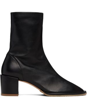 BY FAR Josiah Lamb Nappa Leather Boots - Black