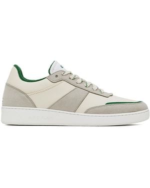 A.P.C. ホワイト&グレー Plain スニーカー - ブラック