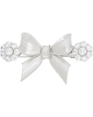ShuShu/Tong Yvmin Edition Short Bownote Hair Clip - White