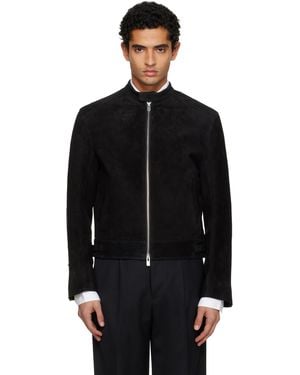 Tonywack Suede Racer Jacket - Black