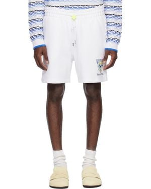 CASABLANCA Sweat Shorts - White