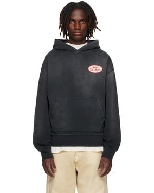 Amiri Station Patch Oversized Hoodie - Black