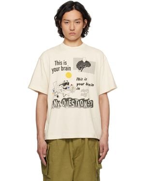 STORY mfg. オフホワイト Grateful Ss Tシャツ - ナチュラル