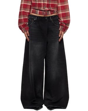 R13 Nico Wrap Jeans - Black